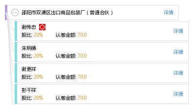 邵阳市双清区出口商品包装厂 普通合伙